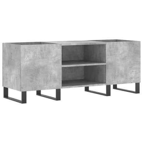 Vidaxl platenkast 121x38x48 cm bewerkt hout betongrijs