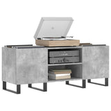 Vidaxl platenkast 121x38x48 cm bewerkt hout betongrijs