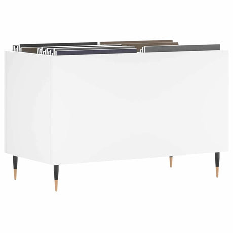 Vidaxl platenkast 74,5x38x48 cm bewerkt hout wit