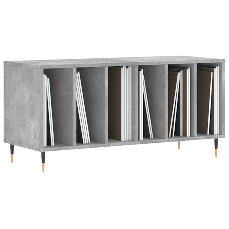Vidaxl platenkast 100x38x48 cm bewerkt hout betongrijs