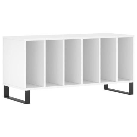 Vidaxl platenkast 100x38x48 cm bewerkt hout wit
