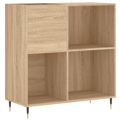 Vidaxl platenkast 84,5x38x89 cm bewerkt hout sonoma eikenkleurig