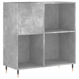 Vidaxl platenkast 84,5x38x89 cm bewerkt hout betongrijs