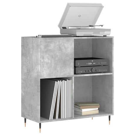 Vidaxl platenkast 84,5x38x89 cm bewerkt hout betongrijs