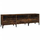 Vidaxl tv-meubel 150x30x44,5 cm bewerkt hout gerookt eikenkleurig