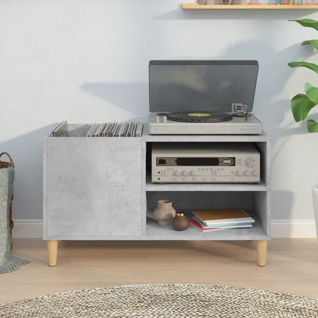 Vidaxl platenkast 84,5x38x48 cm bewerkt hout betongrijs