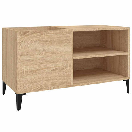 Vidaxl platenkast 84,5x38x48 cm bewerkt hout sonoma eikenkleurig