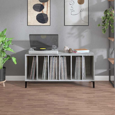 Vidaxl platenkast 100x38x48 cm bewerkt hout betongrijs