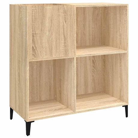 Vidaxl platenkast 84,5x38x89 cm bewerkt hout sonoma eikenkleurig