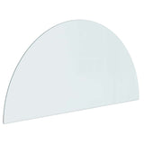Vidaxl vuurplaats glazen plaat doorzichtig 1000 x 500 mm glas