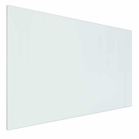 Vidaxl vuurplaats glazen plaat transparant 80 x 50 cm glas
