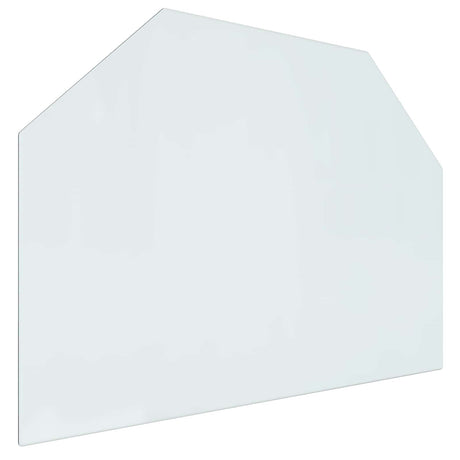 Vidaxl vuurplaats glazen plaat doorzichtig 80 x 60 cm glas