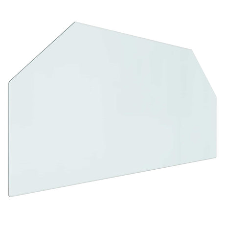 Vidaxl vuurplaats glazen plaat doorzichtig 100 x 50 cm glas