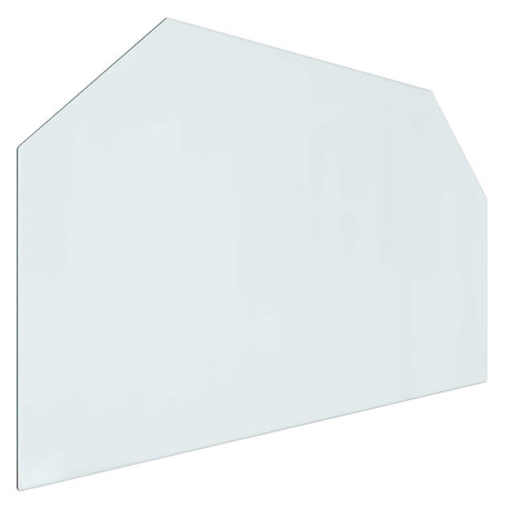 Vidaxl vuurplaats glazen plaat doorzichtig 100 x 60 cm glas