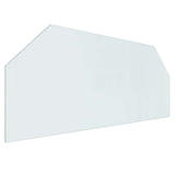 Vidaxl vuurplaats glazen plaat doorzichtig 120 x 50 cm glas