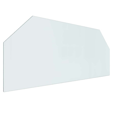 Vidaxl vuurplaats glazen plaat doorzichtig 120 x 50 cm glas