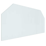 Vidaxl vuurplaats glazen plaat doorzichtig 120 x 60 cm glas