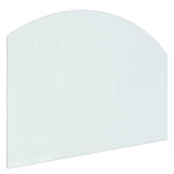 Vidaxl vuurplaats glazen plaat doorzichtig 80 x 60 cm glas