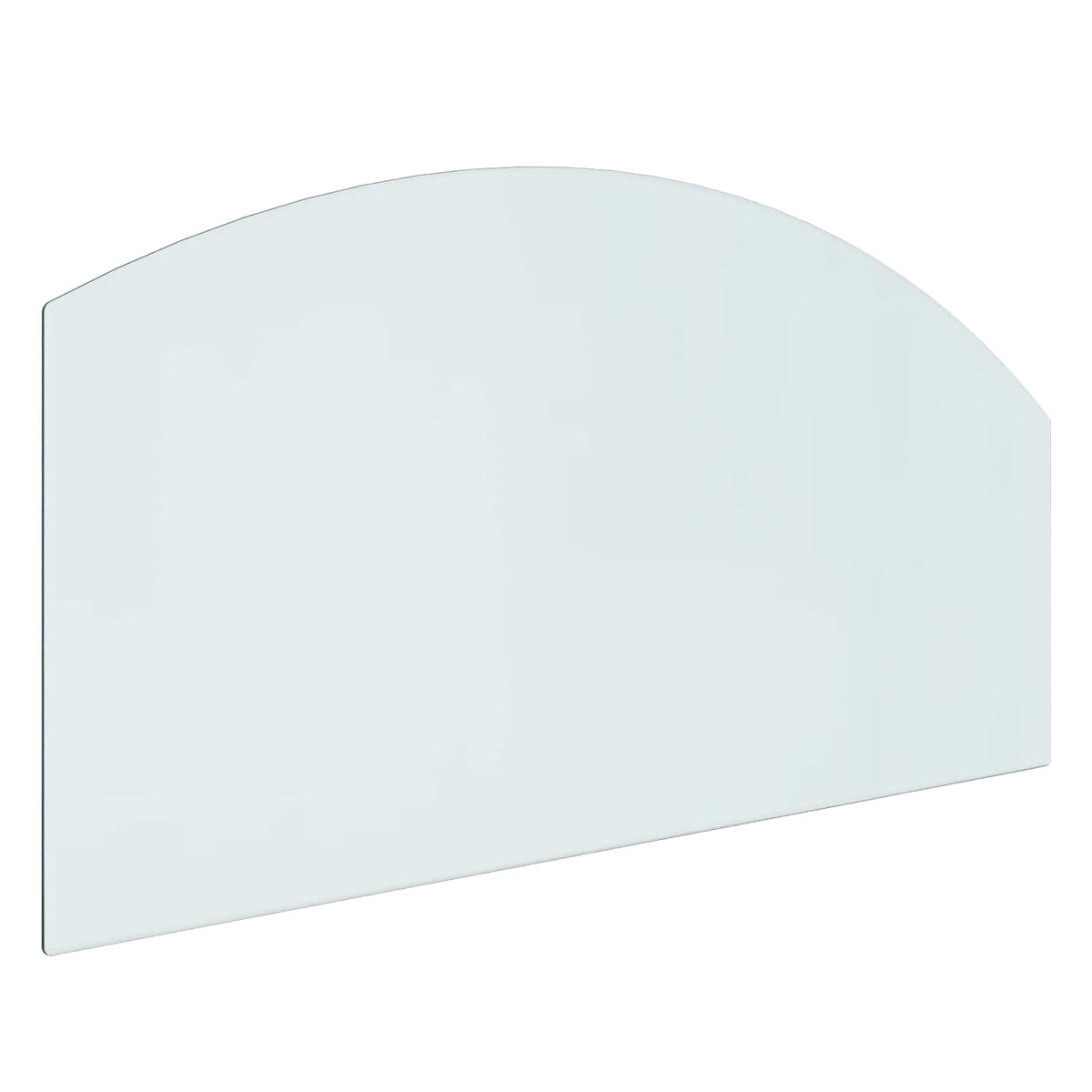Vidaxl vuurplaats glazen plaat doorzichtig 100 x 50 cm glas