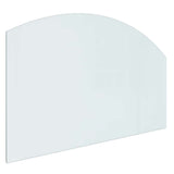 Vidaxl vuurplaats glazen plaat doorzichtig 100 x 60 cm glas