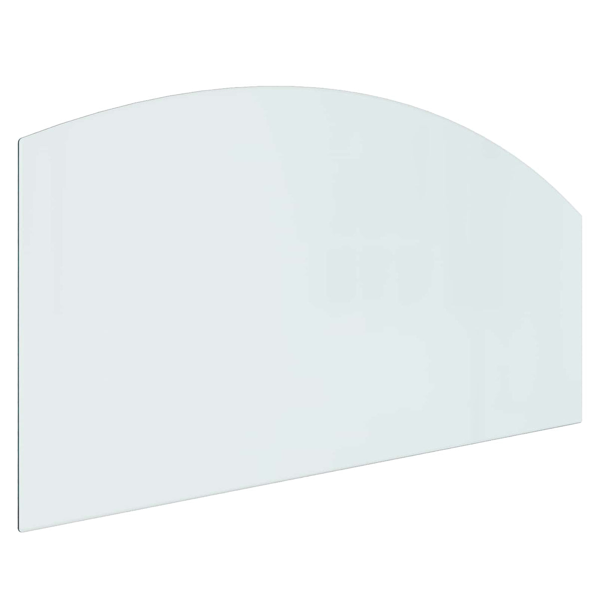 Vidaxl vuurplaats glazen plaat doorzichtig 120 x 60 cm glas