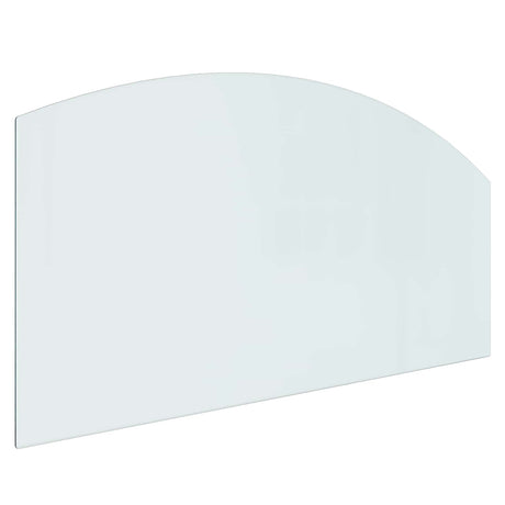 Vidaxl vuurplaats glazen plaat doorzichtig 120 x 60 cm glas