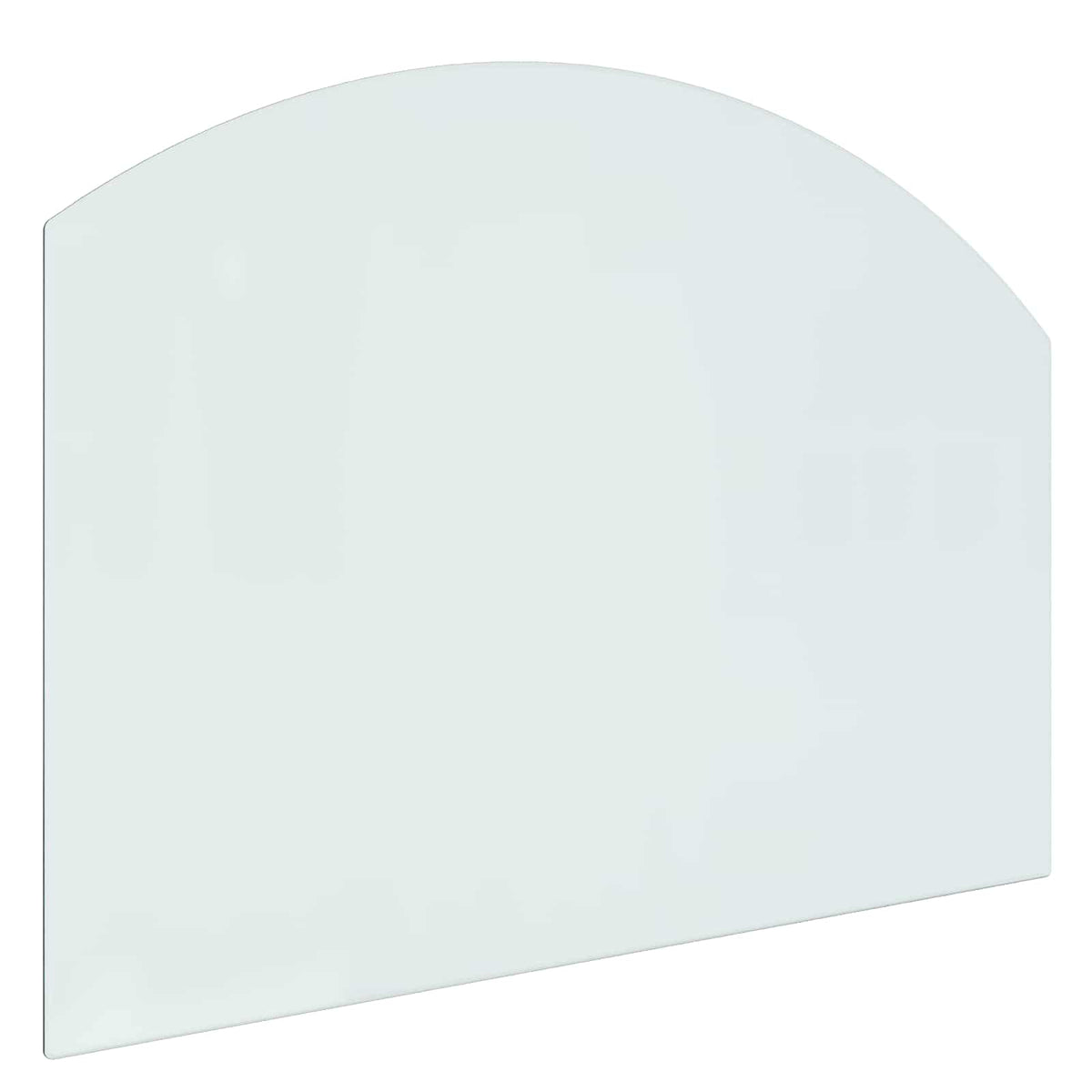 Vidaxl vuurplaats glazen plaat doorzichtig 80 x 60 cm glas