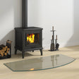 Vidaxl vuurplaats glazen plaat doorzichtig 100 x 50 cm glas