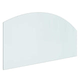 Vidaxl vuurplaats glazen plaat doorzichtig 100 x 50 cm glas