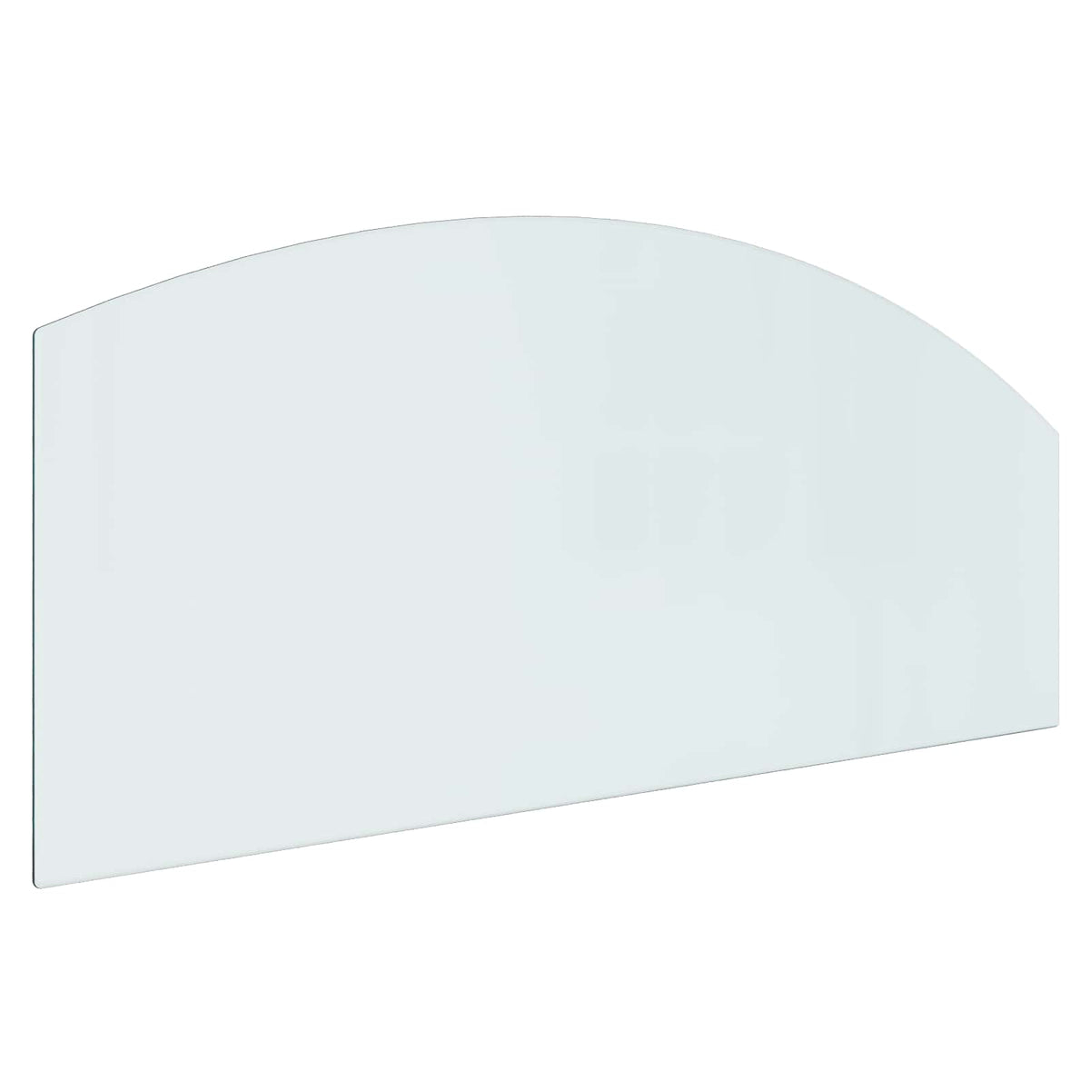 Vidaxl vuurplaats glazen plaat doorzichtig 120 x 50 cm glas