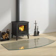 Vidaxl vuurplaats glazen plaat doorzichtig 120 x 60 cm glas