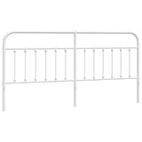 Vidaxl vervangend hoofdbord metaal wit 200 cm