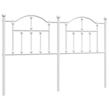 Vidaxl vervangend hoofdbord 150 cm metaal wit