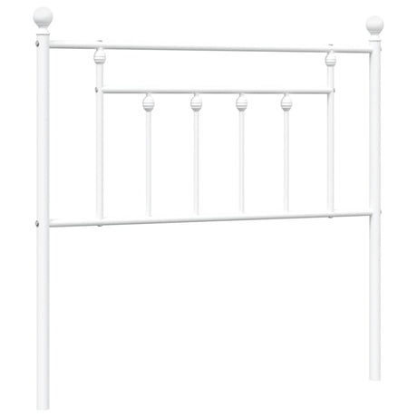 Vidaxl vervangend hoofdbord 90 cm metaal wit