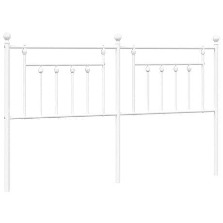 Vidaxl vervangend hoofdbord 180 cm metaal wit