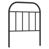 Vidaxl vervangend hoofdbord metaal zwart 75 cm