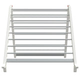 Vidaxx Wäscheständer für Badewanne ausziehbar 53-90 cm Aluminium