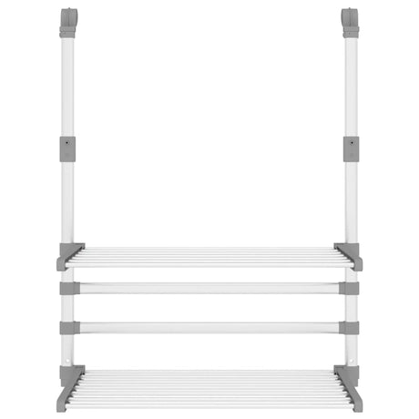 Vidaxx Wäscheständer für Balkon 54x25x42 cm Aluminium