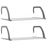 VIDAXL -Trocknungsregale 2 ST 53x33x18 cm Aluminium