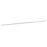 Vidaxx Vorhangschienen 2 Stück 90-130 cm Aluminium Weiß und Silber