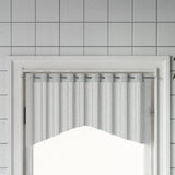 Vidaxx Vorhangschienen 2 Stück 90-135 cm Aluminium Weiß und Silber