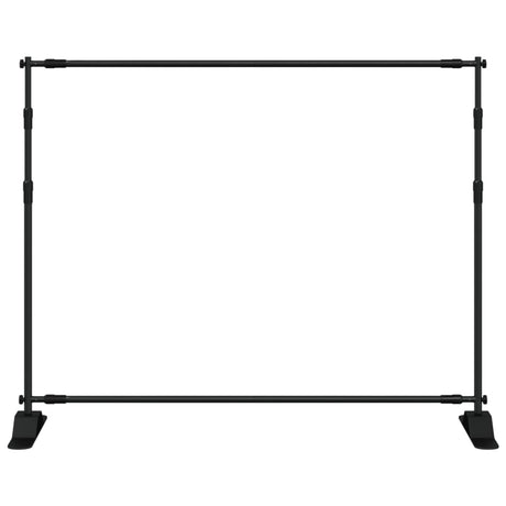 Vidaxl Hintergrund Standard 254x243 cm Stahlschwarz