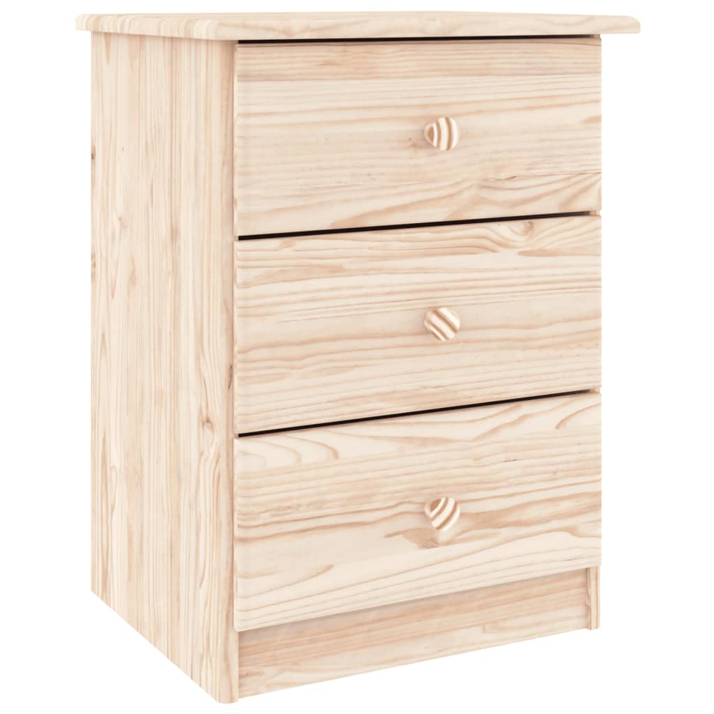 Vidaxl nachtkastje alta 41x35x55,5 cm massief grenenhout