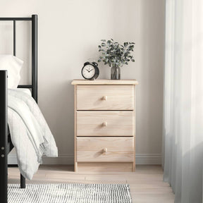 Vidaxl nachtkastje alta 41x35x55,5 cm massief grenenhout