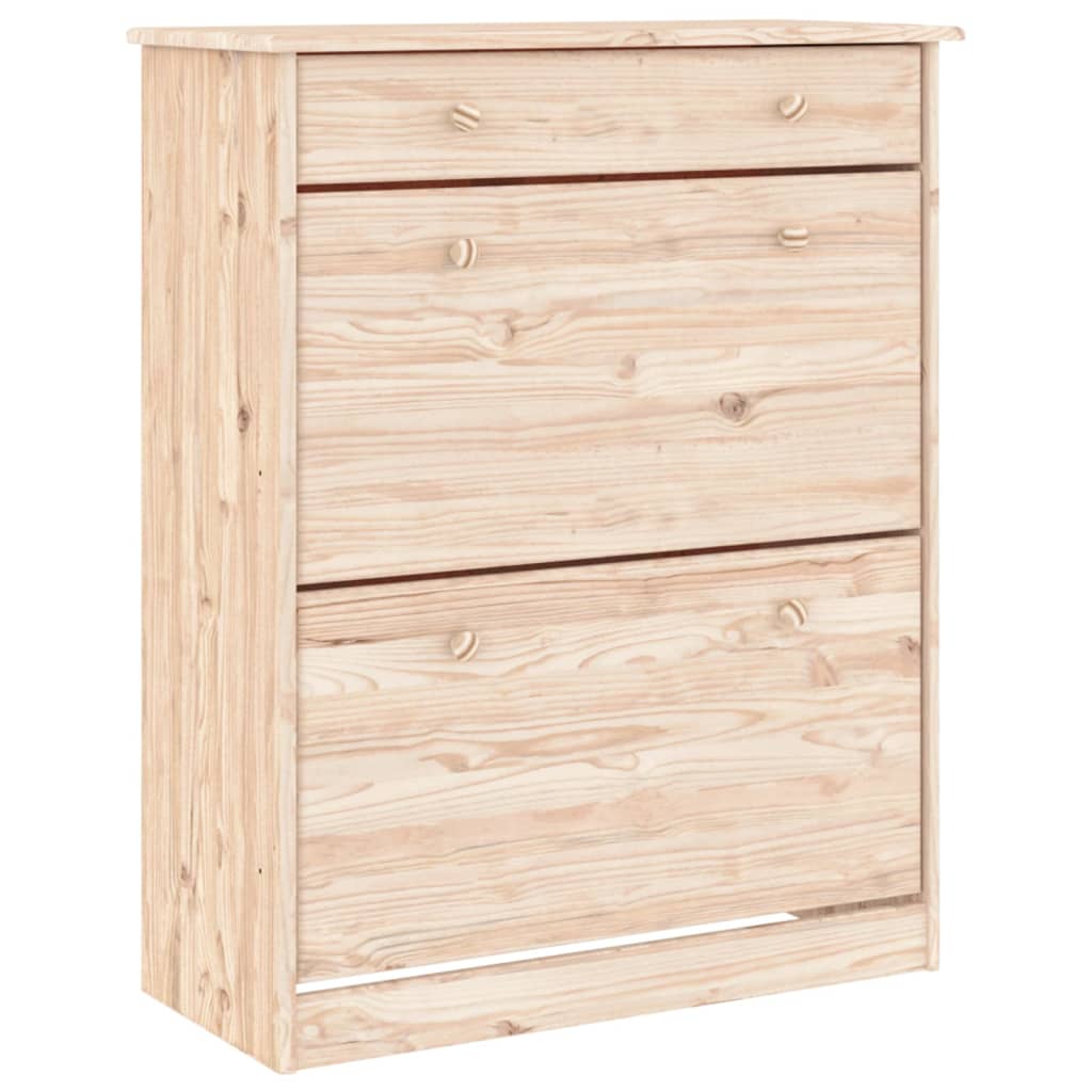 Vidaxx Schuhschrank alta 77x35x96 cm massives Kiefernholz
