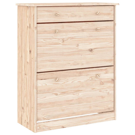Vidaxx Schuhschrank alta 77x35x96 cm massives Kiefernholz