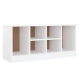Vidaxl schoenenbankje alta 100x35x45 cm massief grenenhout wit