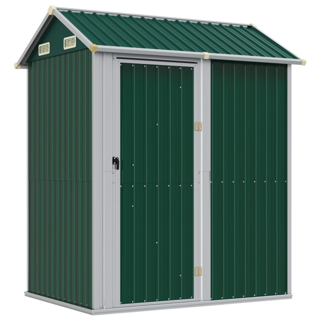 VidaXL Gartenhaus 192x152,5x237 cm verzinkter Stahl grün