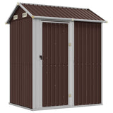 VidaXL Gartenhaus 192x152,5x237 cm verzinkter Stahl braun