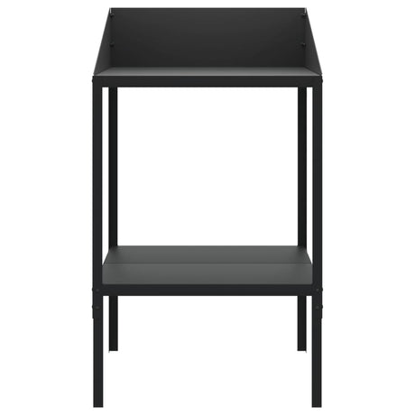 Vidaxxl Pflanzenständer 56,5x54,5x100 cm verzinkter Stahl Anthrazit